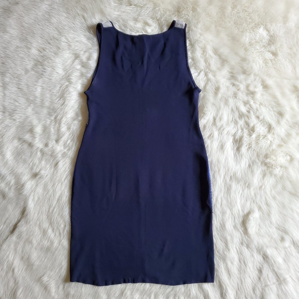 Rag & Bone Blue Layered Silk Color Block Dress Si… - image 8